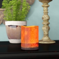 World Menagerie Flameless Pillar Candle WRMG3008